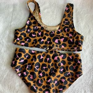 Old Navy Girl Chetah print swimsuit
